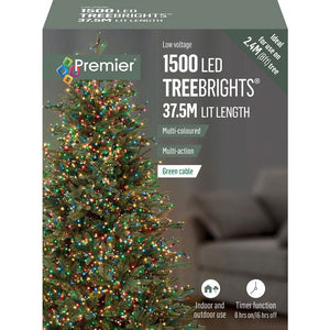 1500 Premier LED TreeBrights Christmas Tree Lights - Multi-Coloured (C27)