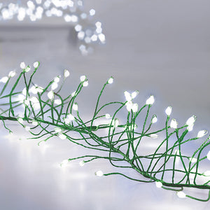 860L LED UltraBright Garland Green Wire- White