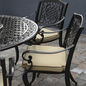 Toulouse - 6 Seat Set with Round Table & Lazy Susan (Bronze)