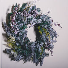 Load image into Gallery viewer, Mixed Cedar/Pine/Cone Wreath
