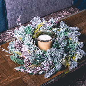 Mixed Cedar/Pine/Cone Wreath